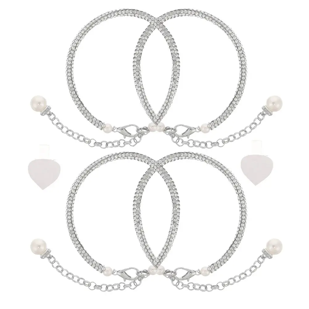 2 Pairs Anti Drop Heel Laces Nonslip Strap Extender Wide Ankle High Heel Accessories Women Shoe Straps Rhinestone Pearl Binding
2 Pairs Anti Drop Heel Laces Nonslip Strap Extender Wide Ankle High Heel Accessories Women Shoe Straps Rhinestone Pearl Binding