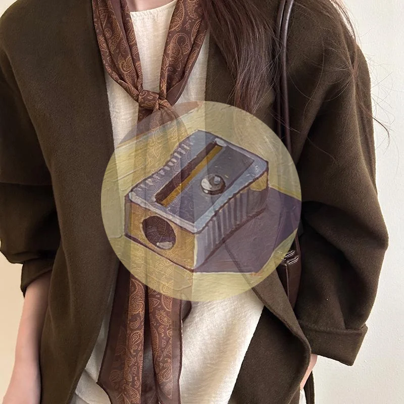 ▪Maillard Long Silk Scarf Versatile Accessory For Women Decorative Trendy Headband Hair Tie Waist Belt
▪Maillard Long Silk Scarf Versatile Accessory For Women Decorative Trendy Headband Hair Tie Waist Belt
