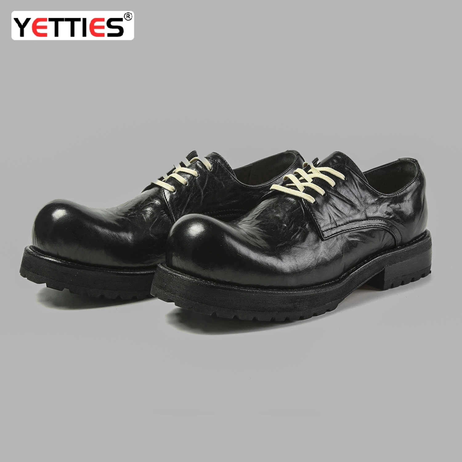 Men Spring Low-Top Work Boots Korean Casual Chunky Toe Genuine Horsehide Leather Shoes British Vintage Style Derby Footwear
Men Spring Low-Top Work Boots Korean Casual Chunky Toe Genuine Horsehide Leather Shoes British Vintage Style Derby Footwear