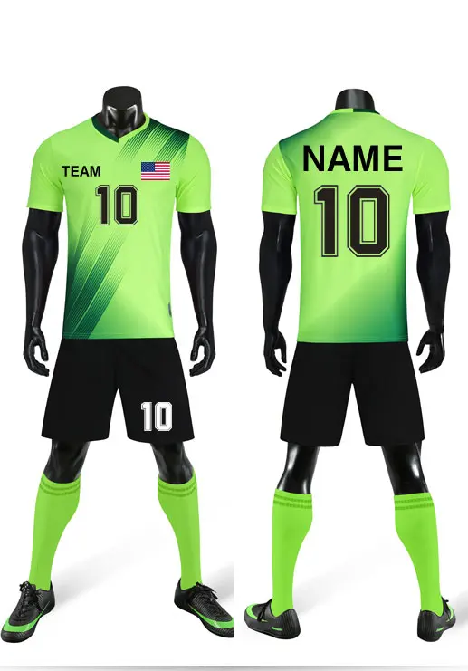 Customized football clothing set, men's short-sleeved training wear, competition team uniform, adult football jersey, quick-dry
Customized football clothing set, men's short-sleeved training wear, competition team uniform, adult football jersey, quick-dry
