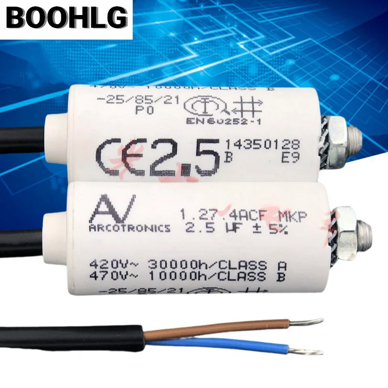 1 шт. 2,5 мкФ ARCOTRONICS 1,27,4ACF 420 В 470 В пусковой конденсатор двигателя AV
1 шт. 2,5 мкФ ARCOTRONICS 1,27,4ACF 420 В 470 В пусковой конденсатор двигателя AV