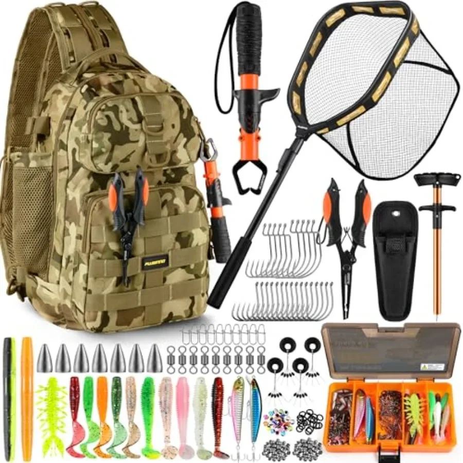Fishing Gear: Waterproof Fishing Backpack with Floating Fishing Net, Tackle Boxes, Ideal for Outdoor Use, Black, Durable Nylon
Fishing Gear: Waterproof Fishing Backpack with Floating Fishing Net, Tackle Boxes, Ideal for Outdoor Use, Black, Durable Nylon