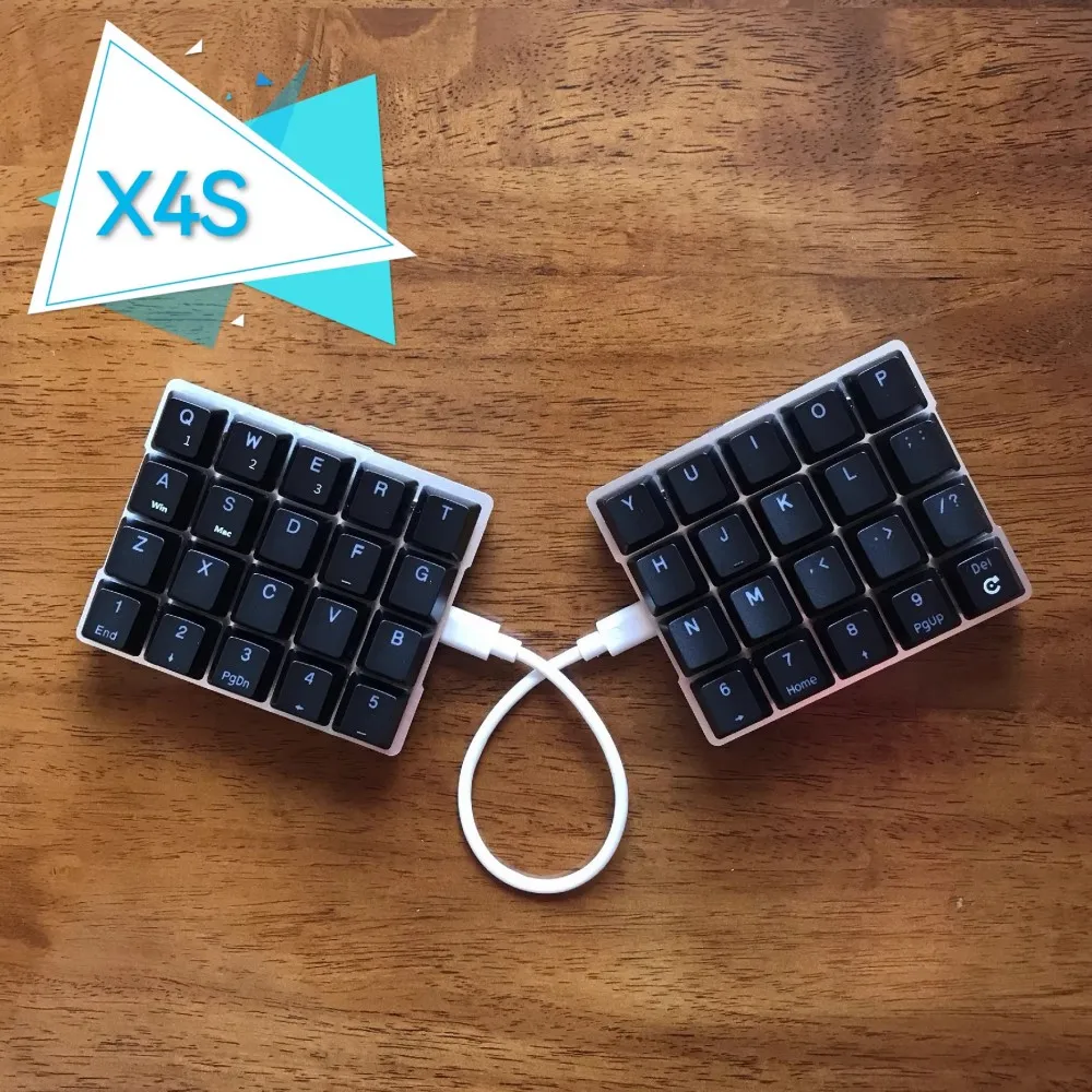 【X4e】Ortho Knob Split Machinery Keyboard Custom All 1U Layout Hot-swap RGB Wired Type-c Ergonomics Separate Keyboard QMK/VIAL
【X4e】Ortho Knob Split Machinery Keyboard Custom All 1U Layout Hot-swap RGB Wired Type-c Ergonomics Separate Keyboard QMK/VIAL