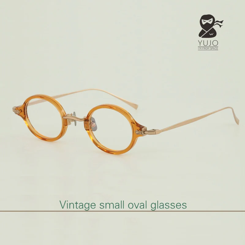 Vintage Small Oval Acetate Transparent Glasses Retro Men Women Myopia Prescription Anti Blue Titanium Small eyeglasses Frame
Vintage Small Oval Acetate Transparent Glasses Retro Men Women Myopia Prescription Anti Blue Titanium Small eyeglasses Frame