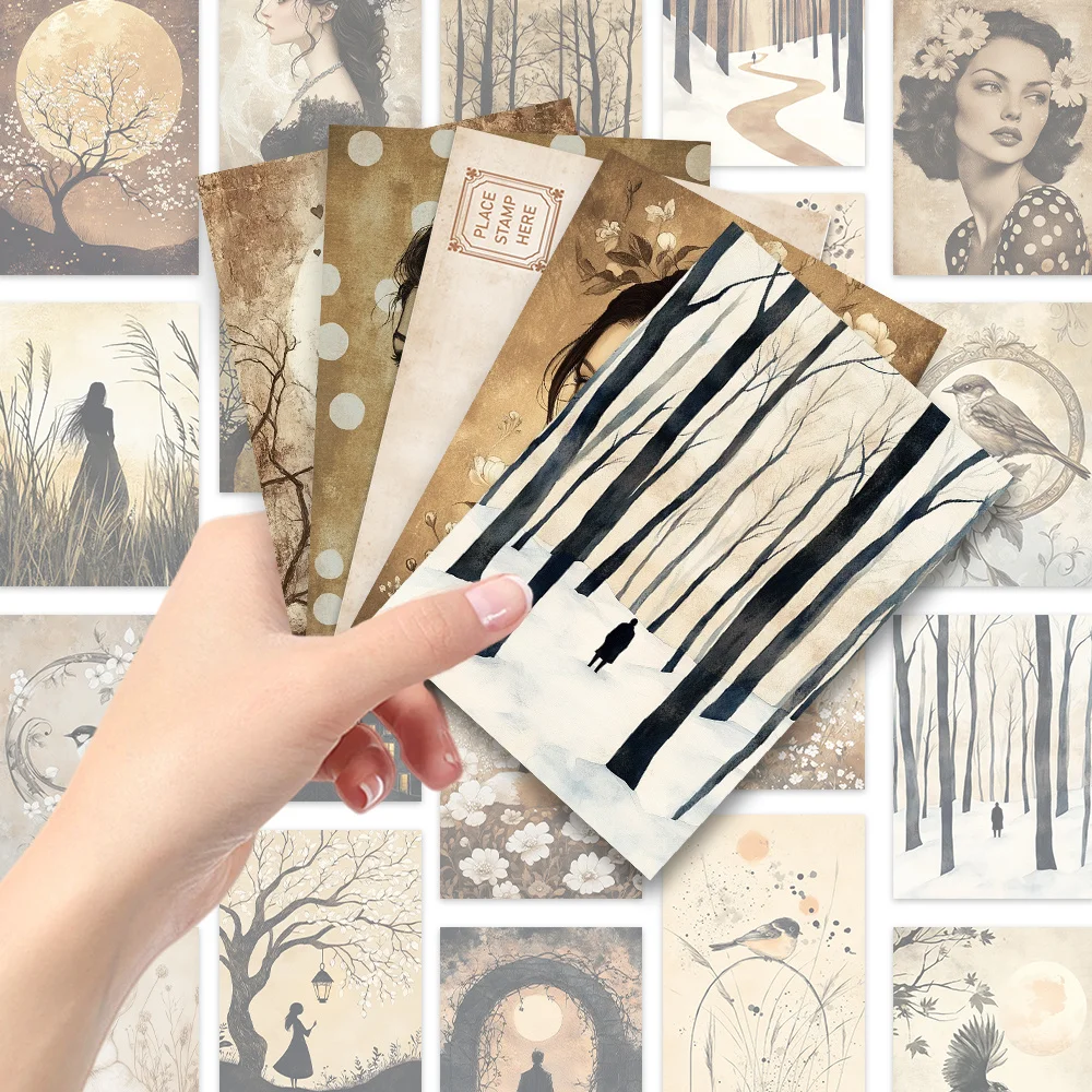 32pcs,warm brown forest animal postcards, indoor bedroom decoration, wall stickers, message cards, greeting cards, commemorative
32pcs,warm brown forest animal postcards, indoor bedroom decoration, wall stickers, message cards, greeting cards, commemorative