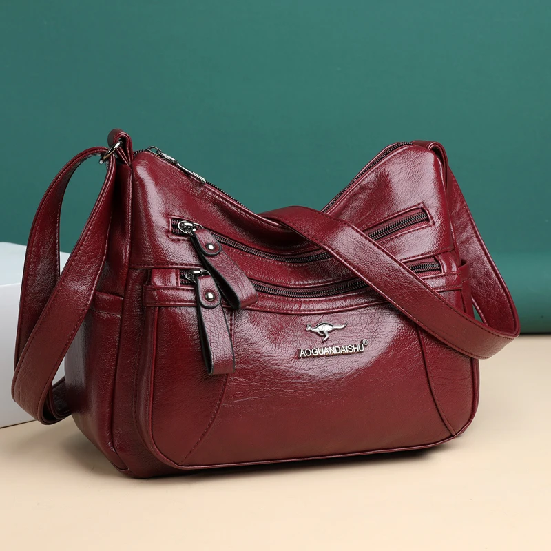 High Quality Soft Leather Luxury Handbags Purse Women Bag Designer Multi-pocket Crossbody Shoulder Bag for Female 2023 Trend Sac
High Quality Soft Leather Luxury Handbags Purse Women Bag Designer Multi-pocket Crossbody Shoulder Bag for Female 2023 Trend Sac