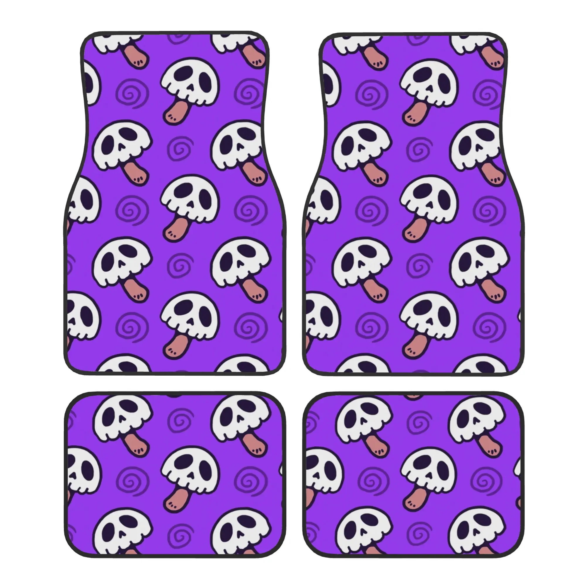 Skull Mushrooms Car Floor Mats of 4 Pieces Crystal Velvet Rugs Psytrance Mushroom Universal Car Front Rear Carpets Foot Mats
Skull Mushrooms Car Floor Mats of 4 Pieces Crystal Velvet Rugs Psytrance Mushroom Universal Car Front Rear Carpets Foot Mats