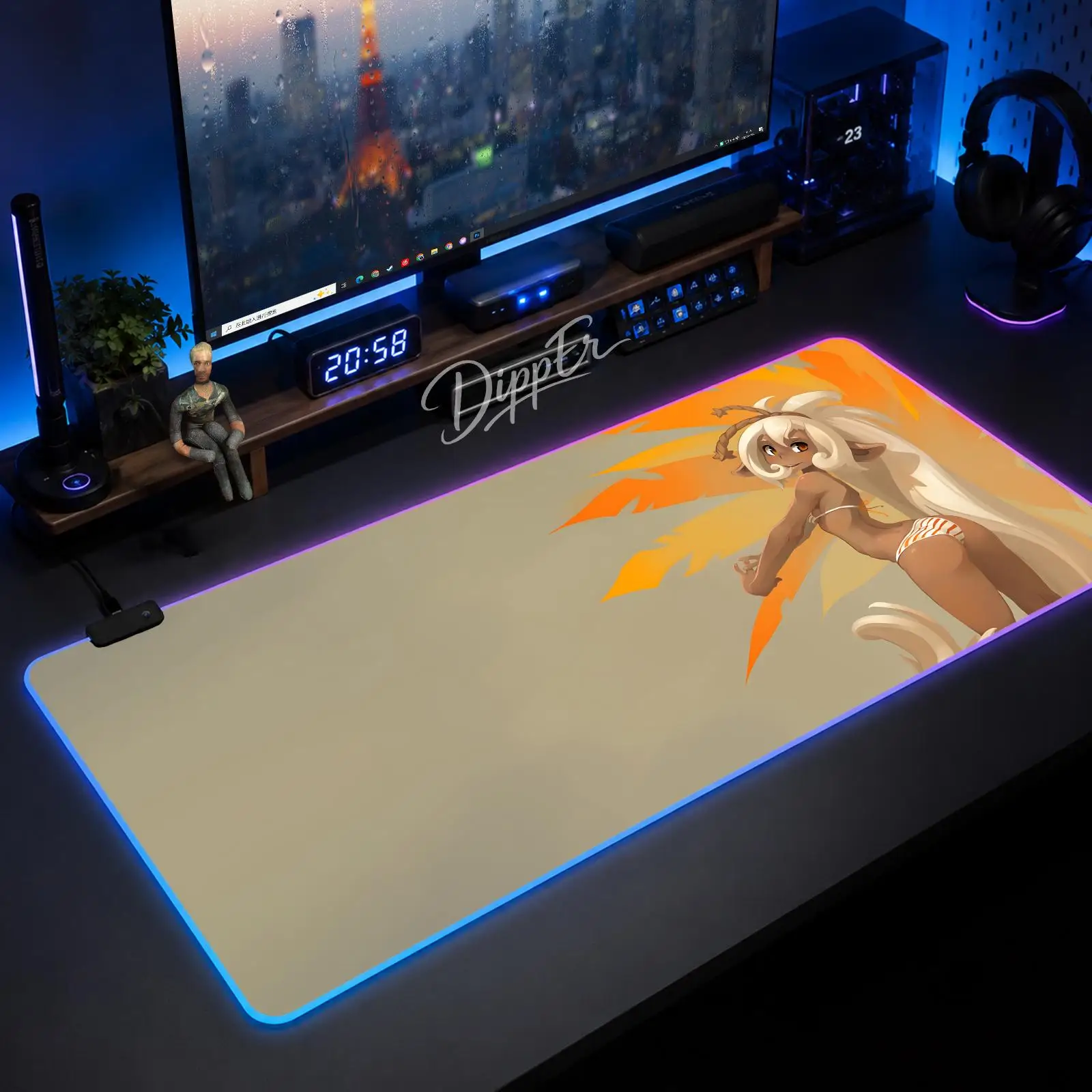 Game Dofus Mouse Pad Large Size LED Glowing Table Pad XXL Gaming Non-slip Rubber Mat With Backlight
Game Dofus Mouse Pad Large Size LED Glowing Table Pad XXL Gaming Non-slip Rubber Mat With Backlight