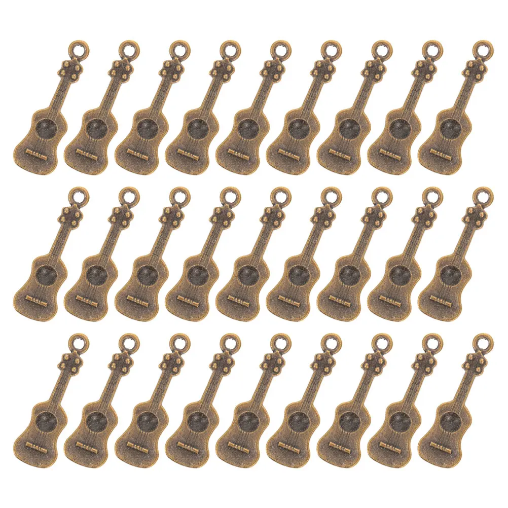 100pcs Guitar Charm Phone Case Accessories 27.4x8.8mm Retro DIY Pendant Mini Guitar Ornaments Zinc Alloy Decor
100pcs Guitar Charm Phone Case Accessories 27.4x8.8mm Retro DIY Pendant Mini Guitar Ornaments Zinc Alloy Decor