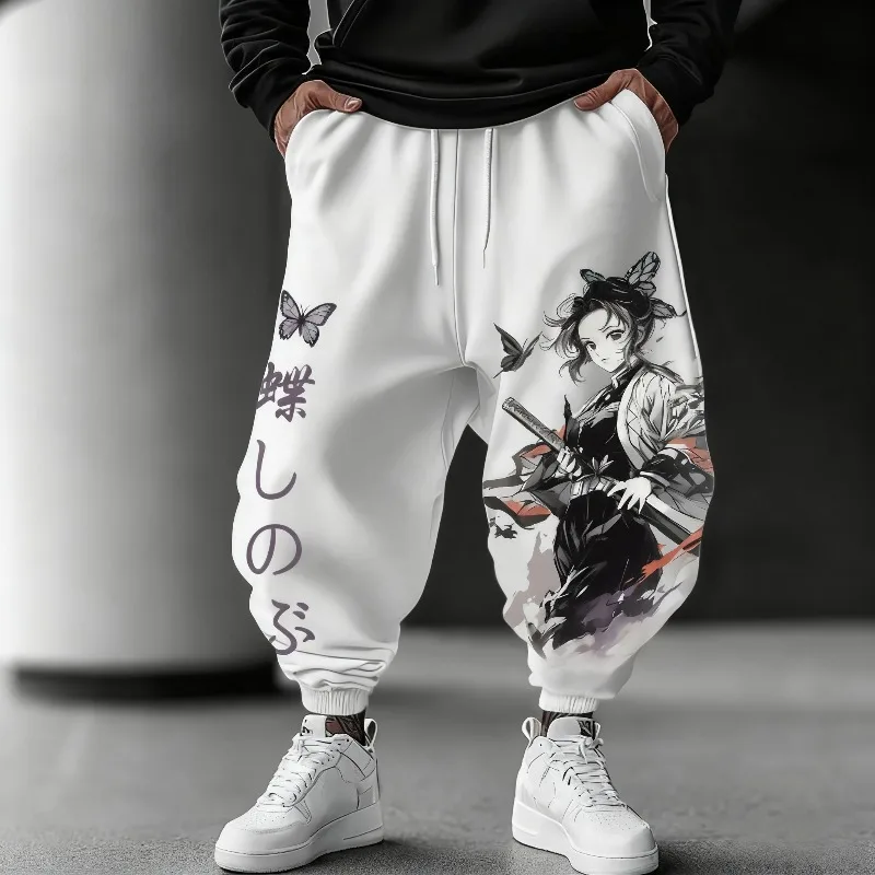 Autumn Winter Men's GYM 100% Cotton Sweatpants Japanese Anime Demon Slayer Shinobu Graphics Clothes Man's Oversized Sports Pants
Autumn Winter Men's GYM 100% Cotton Sweatpants Japanese Anime Demon Slayer Shinobu Graphics Clothes Man's Oversized Sports Pants