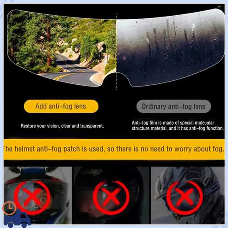 Durable Universal Type Motorcycle Helmet Anti-Rain Anti-Fog Film Electric Car Half-Helmet Anti-Fog Lens Patch Accessories
Durable Universal Type Motorcycle Helmet Anti-Rain Anti-Fog Film Electric Car Half-Helmet Anti-Fog Lens Patch Accessories
