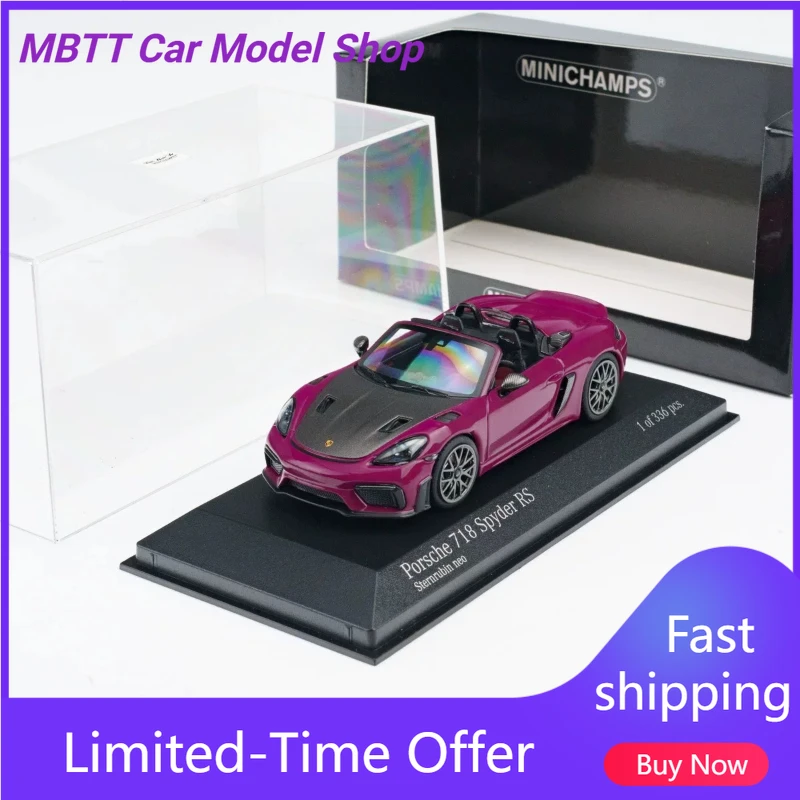 Minichamps 1:43 Scale Porsche 718 Spyder RS Die-Cast Convertible Sports Car Model High-end collectible car models
Minichamps 1:43 Scale Porsche 718 Spyder RS Die-Cast Convertible Sports Car Model High-end collectible car models