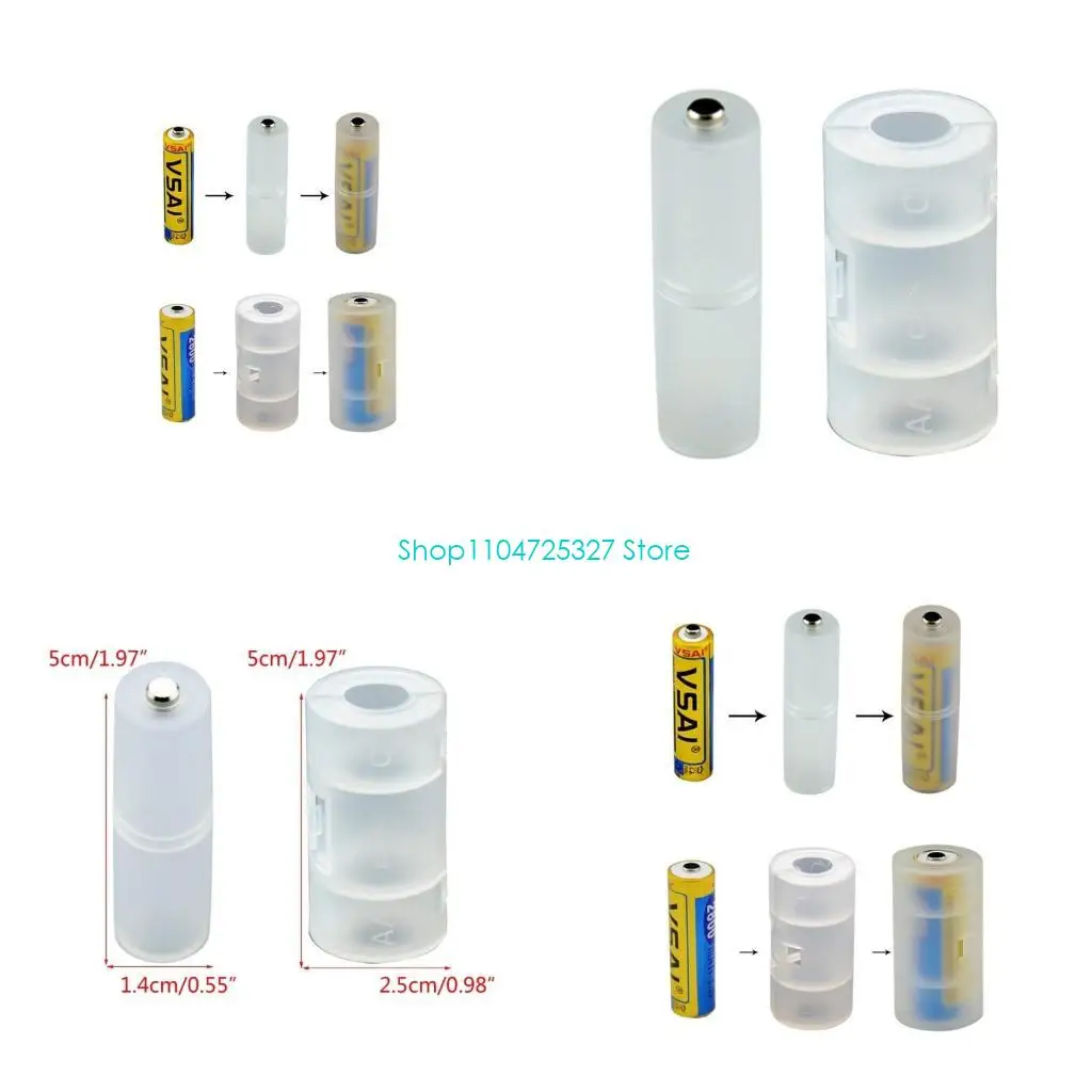 D8KF AAA to AA Battery Converter AA to C Battery Adapter Environmentally Friendly
D8KF AAA to AA Battery Converter AA to C Battery Adapter Environmentally Friendly