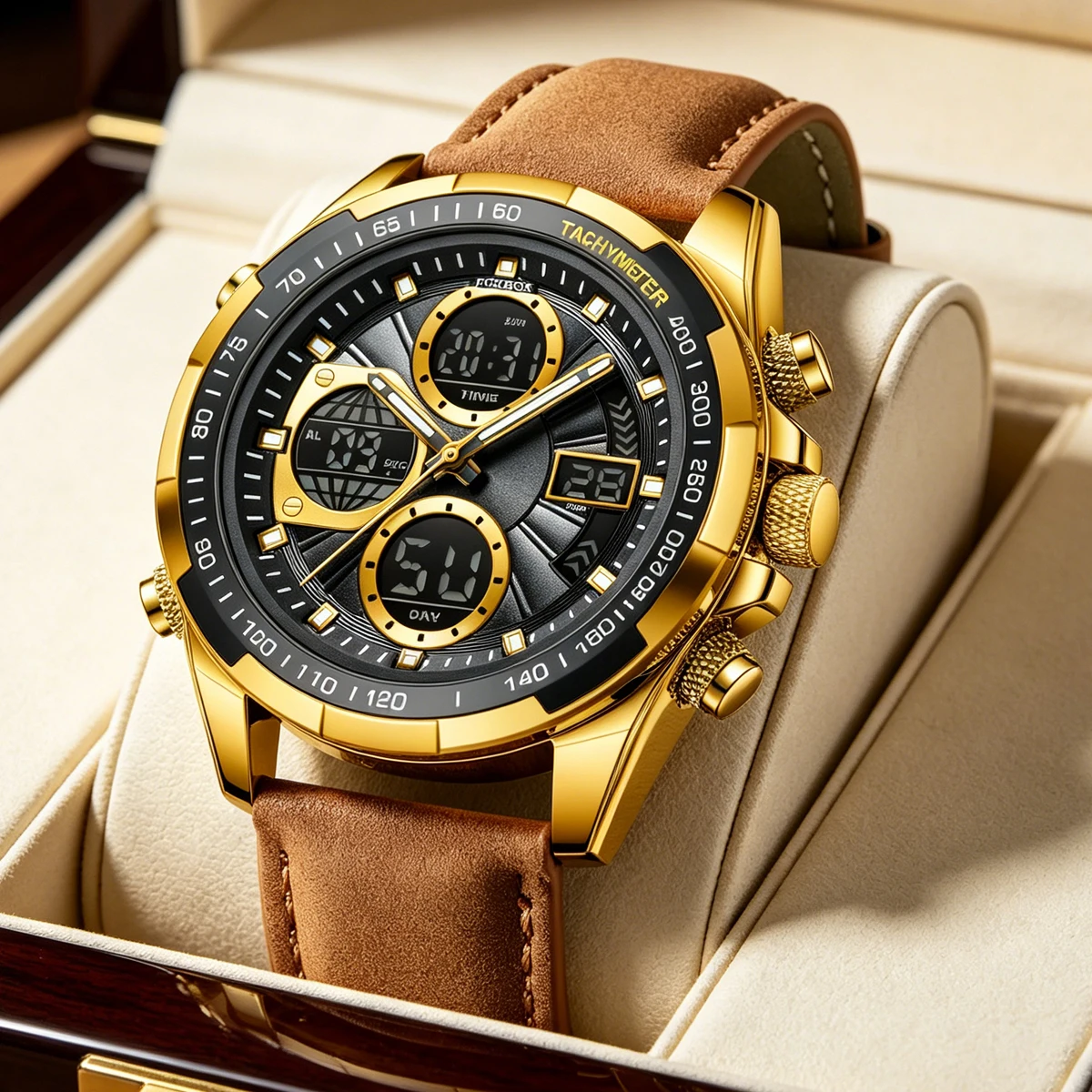 2026 LIGE Sport Watches for Men Strong Luminous Dual Display Waterproof Quartz Genuine Leather Wristwatch Relogio Masculino
2026 LIGE Sport Watches for Men Strong Luminous Dual Display Waterproof Quartz Genuine Leather Wristwatch Relogio Masculino