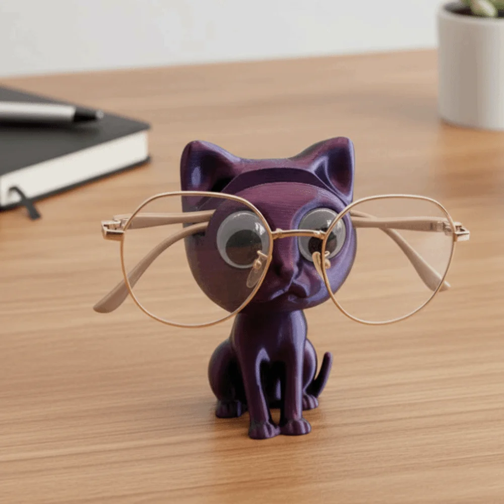 Creative Cute Cat Eyeglass Holder 3D Printed Owl / Frog Eyewear Display Rack Multi-purpose Portable Ornaments Show Stand Friends
Creative Cute Cat Eyeglass Holder 3D Printed Owl / Frog Eyewear Display Rack Multi-purpose Portable Ornaments Show Stand Friends