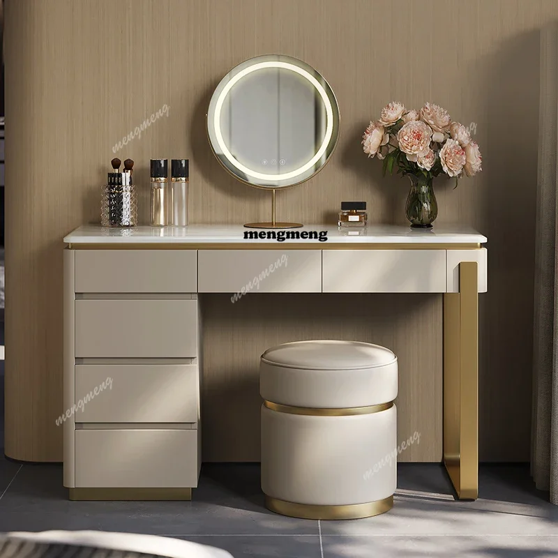 New arrive Makeup Luxury Vanity Table Chair Bedroom Modern Organizer Dressing Table Makeup Wood Mirror Penteadeira Postmodern Fu
New arrive Makeup Luxury Vanity Table Chair Bedroom Modern Organizer Dressing Table Makeup Wood Mirror Penteadeira Postmodern Fu