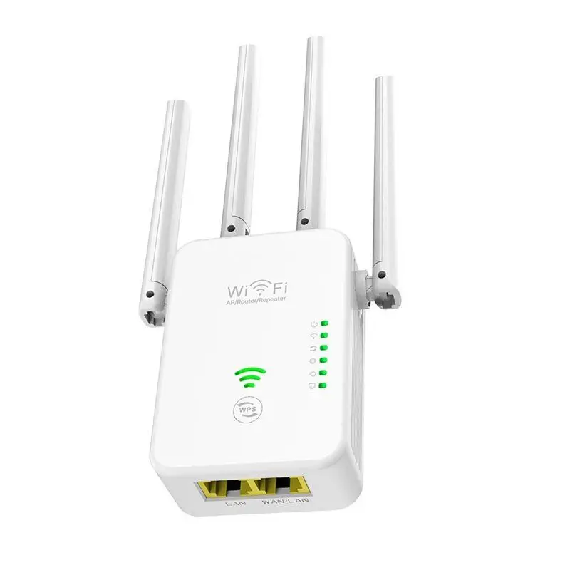 A41Z-300M Network Repeater Wifi Signal Amplifier Booster Wireless Network Extender Four Antennas EU Plug
A41Z-300M Network Repeater Wifi Signal Amplifier Booster Wireless Network Extender Four Antennas EU Plug