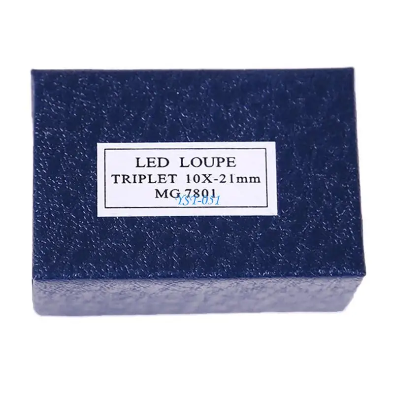 E15A Pocket Jewelry Loupe-10x 21mm Jewelers Eye Glass Magnifier- LED Light
E15A Pocket Jewelry Loupe-10x 21mm Jewelers Eye Glass Magnifier- LED Light