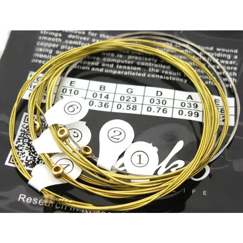 Acoustic Guitar Strings Set High Quality Anti-rust Acoustic Guitar Strings Copper Guitar String Accessories
Acoustic Guitar Strings Set High Quality Anti-rust Acoustic Guitar Strings Copper Guitar String Accessories