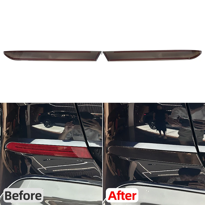 For BMW X6 2020+ rear fog lamp smoked sheet car rear fog lamp black modification accessories ABS transparent gray 2pcs
For BMW X6 2020+ rear fog lamp smoked sheet car rear fog lamp black modification accessories ABS transparent gray 2pcs