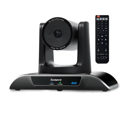 4K PTZ-камера для конференций Tenveo VHD630A-4K с 30-кратным зумом, автоматическим отслеживанием и автоматической фиксацией кадра, USB3.0/HDMI, видеокамера для прямой трансляции на YouTube
4K PTZ-камера для конференций Tenveo VHD630A-4K с 30-кратным зумом, автоматическим отслеживанием и автоматической фиксацией кадра, USB3.0/HDMI, видеокамера для прямой трансляции на YouTube
