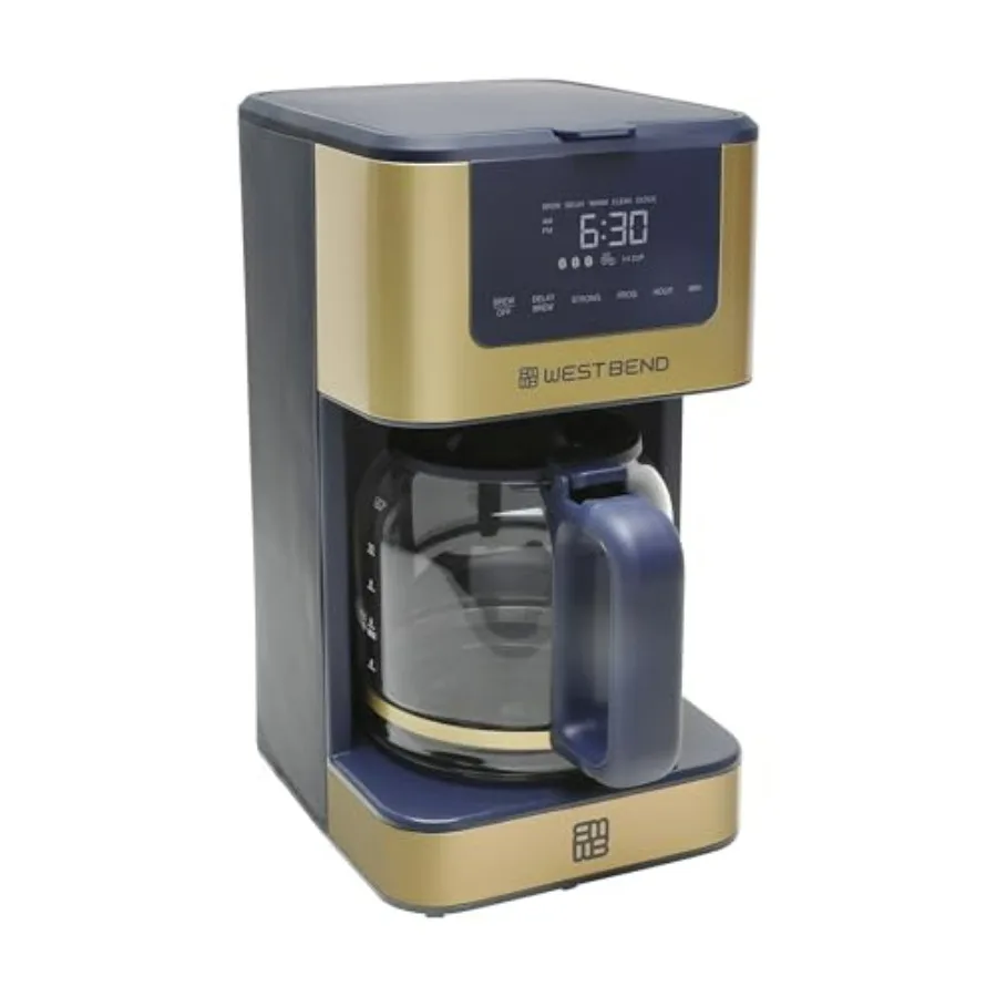 Timeless 12-Cup Programmable Coffee Maker with Brew Strength Selector for Hot and Iced Coffee Includes 1-4 Cup Brew Option and
Timeless 12-Cup Programmable Coffee Maker with Brew Strength Selector for Hot and Iced Coffee Includes 1-4 Cup Brew Option and