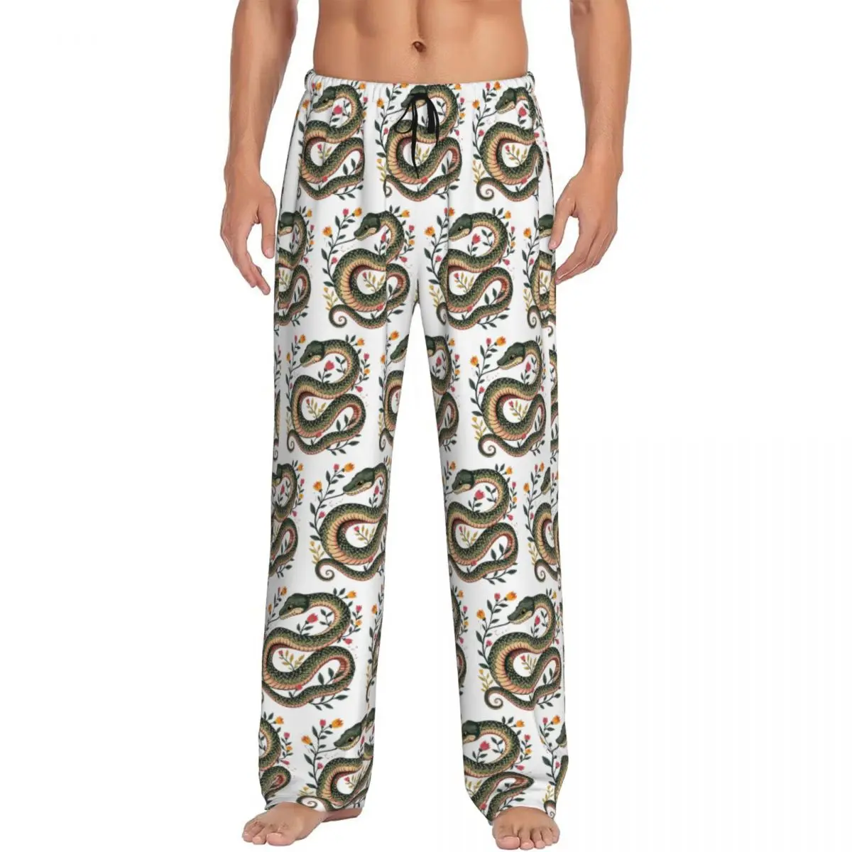 Изготовленные на заказ пижамные штаны в стиле ботанического змея, мужская одежда для сна, штаны для сна с карманами
Изготовленные на заказ пижамные штаны в стиле ботанического змея, мужская одежда для сна, штаны для сна с карманами