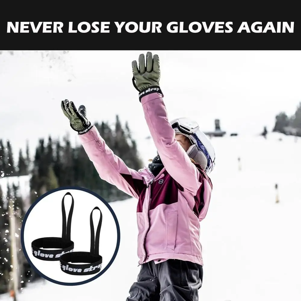 4 Pcs Black Ski Glove Wrist Strap Elastic Portable Glove Holder Adjustable Sport Glove Strap For Snowboard Ski Mountaineering
4 Pcs Black Ski Glove Wrist Strap Elastic Portable Glove Holder Adjustable Sport Glove Strap For Snowboard Ski Mountaineering
