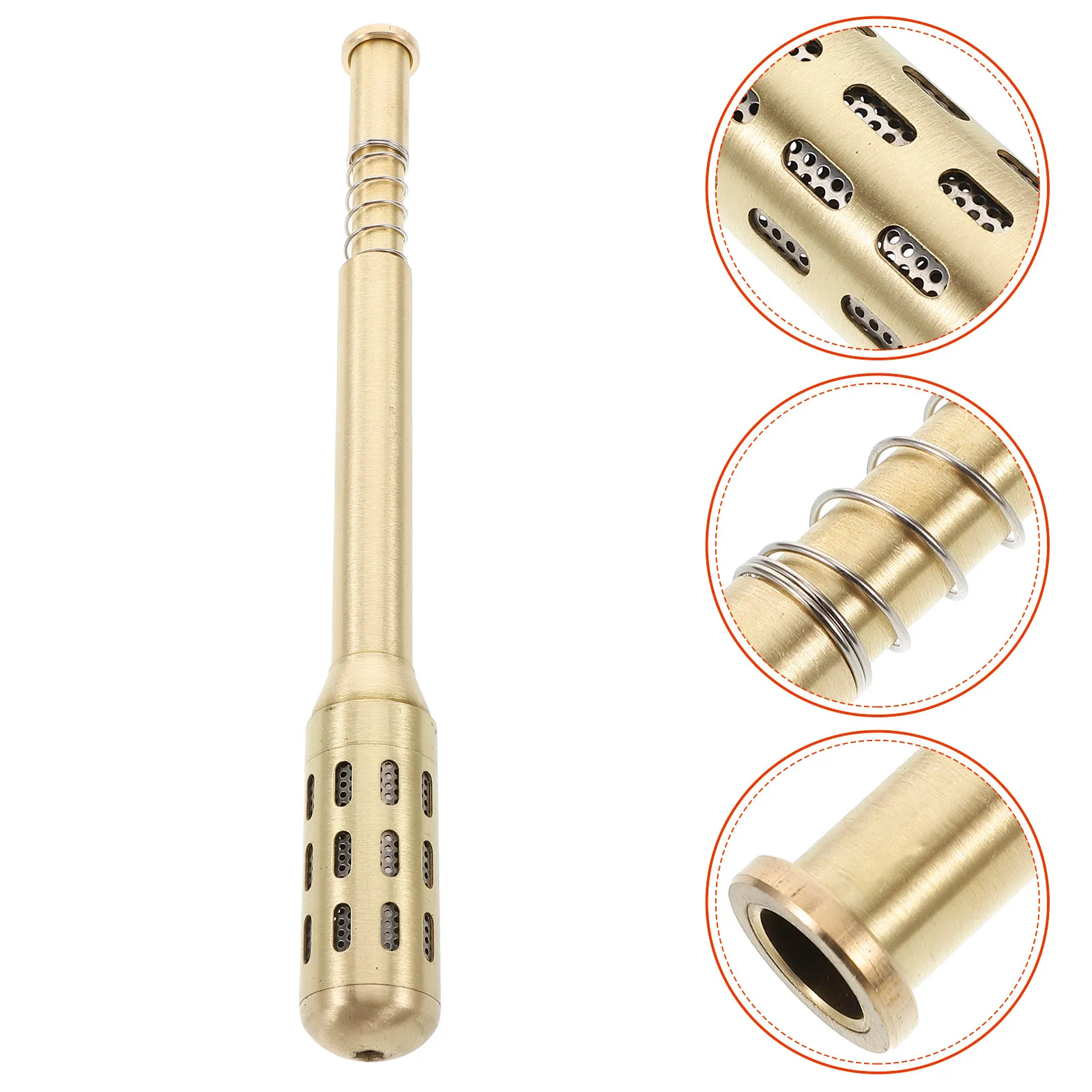 Copper Moxibustion Roller Stick Medium Size for Facial Beauty Therapy Portable Handheld Moxa Roll Holder Body Acupoint Massager
Copper Moxibustion Roller Stick Medium Size for Facial Beauty Therapy Portable Handheld Moxa Roll Holder Body Acupoint Massager