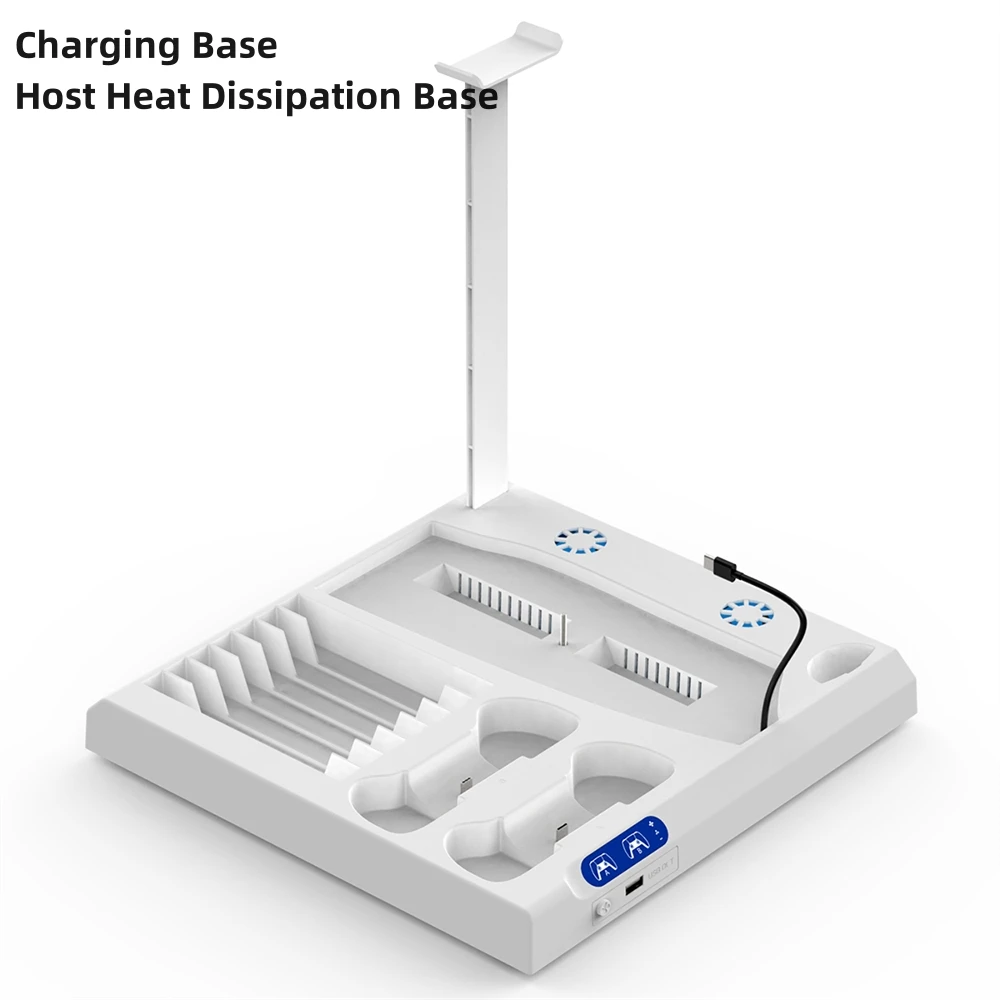 Host Heat Dissipation Base Fan Charging Base for P5/P5 Slim Game Console Accessories
Host Heat Dissipation Base Fan Charging Base for P5/P5 Slim Game Console Accessories