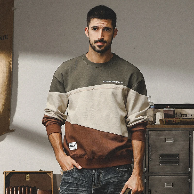 Jieren Heavyweight American Sle Sweatirt Men's Spring Autumn Loose Trendy Long Sve round Ne T-irt Casual Cotton Po...
Jieren Heavyweight American Sle Sweatirt Men's Spring Autumn Loose Trendy Long Sve round Ne T-irt Casual Cotton Po...