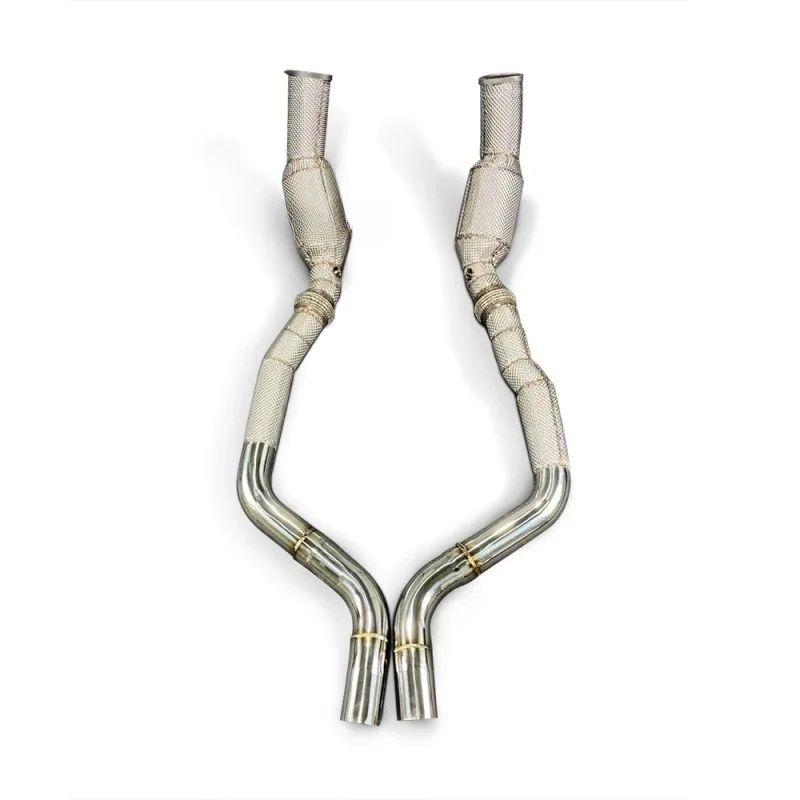 High performance Steel Downpipe for Chrysler 300c 5.7 2004-2014 Exhaust System with Heat Shield and Catalytic Converter Headers
High performance Steel Downpipe for Chrysler 300c 5.7 2004-2014 Exhaust System with Heat Shield and Catalytic Converter Headers