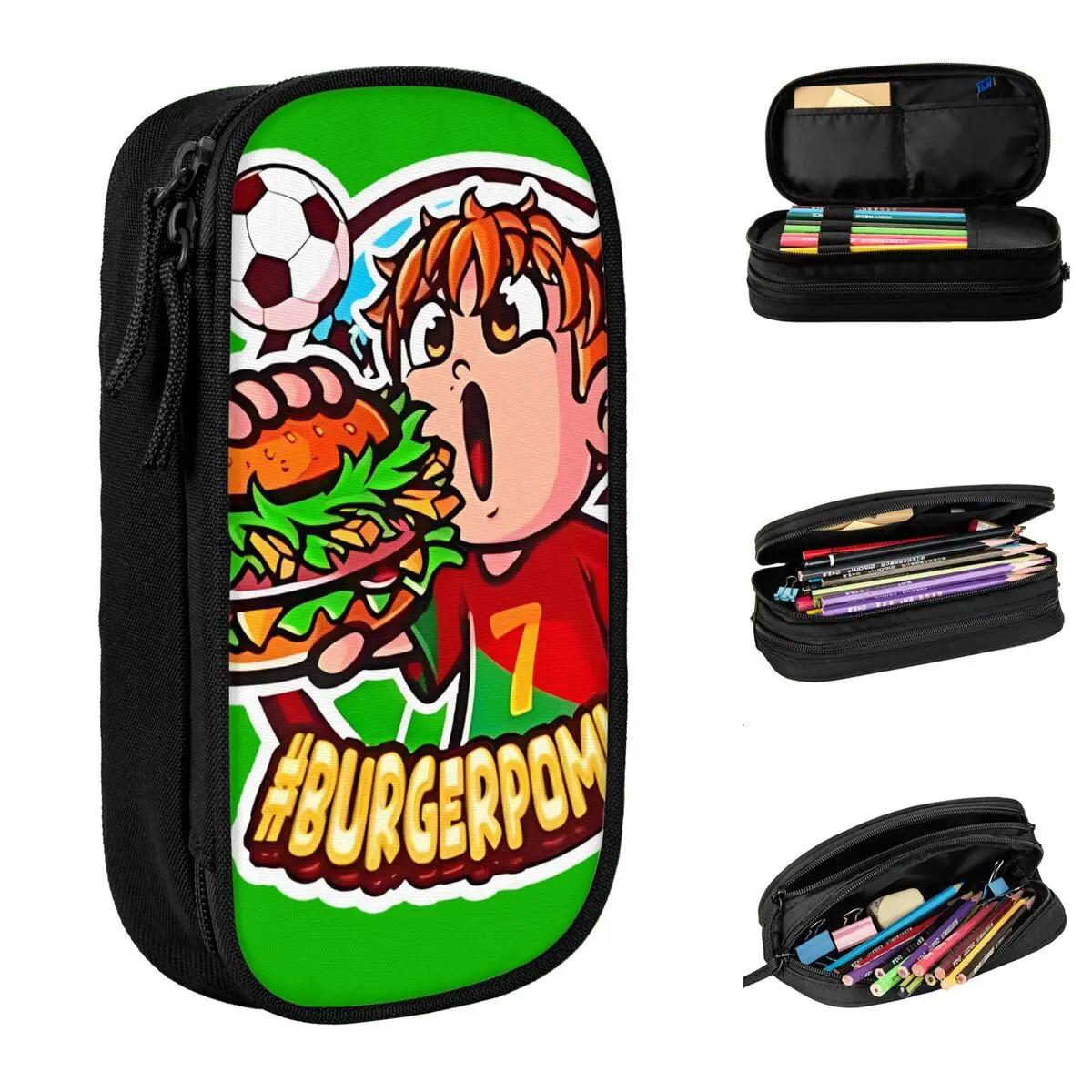 LukasBS Burgerpommes пеналы ICrimax игровые пеналы коробка для ручек для девочек и мальчиков большая сумка для хранения школьные принадлежности канцелярские принадлежности
LukasBS Burgerpommes пеналы ICrimax игровые пеналы коробка для ручек для девочек и мальчиков большая сумка для хранения школьные принадлежности канцелярские принадлежности
