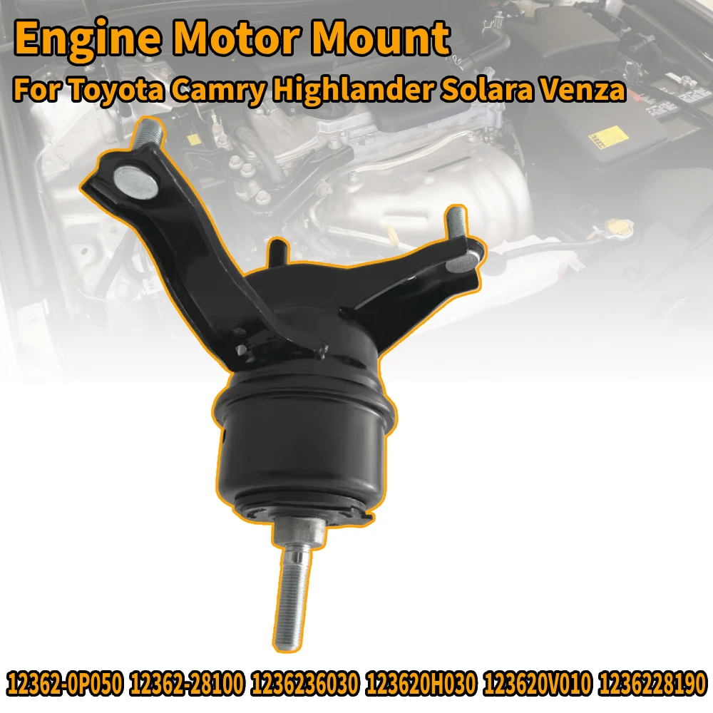 Front Right Engine Motor Mount Bracket Assembly For Toyota Camry 2.4L-2.5L 4 cyl 2007-2011 12362-0V010 12362-28190 12362-0P010
Front Right Engine Motor Mount Bracket Assembly For Toyota Camry 2.4L-2.5L 4 cyl 2007-2011 12362-0V010 12362-28190 12362-0P010