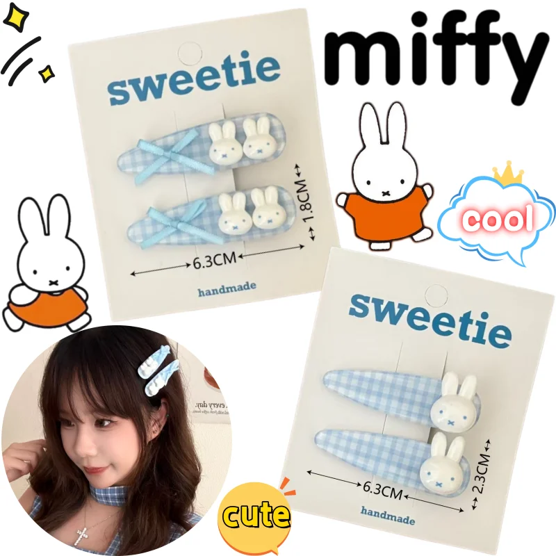Miffy Hairpin Creative High-value Cartoon Print Girl's Heart Sweet Cute Soft Cute All-match Delicate Bangs Clip Leaving No Trace
Miffy Hairpin Creative High-value Cartoon Print Girl's Heart Sweet Cute Soft Cute All-match Delicate Bangs Clip Leaving No Trace