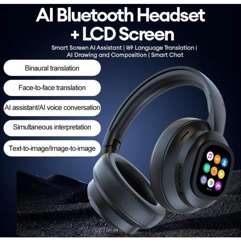 X1 pro AI Smart Headset Touchscreen Bluetooth Sports Translator Earphones Neckband Style Noise Reduction
X1 pro AI Smart Headset Touchscreen Bluetooth Sports Translator Earphones Neckband Style Noise Reduction