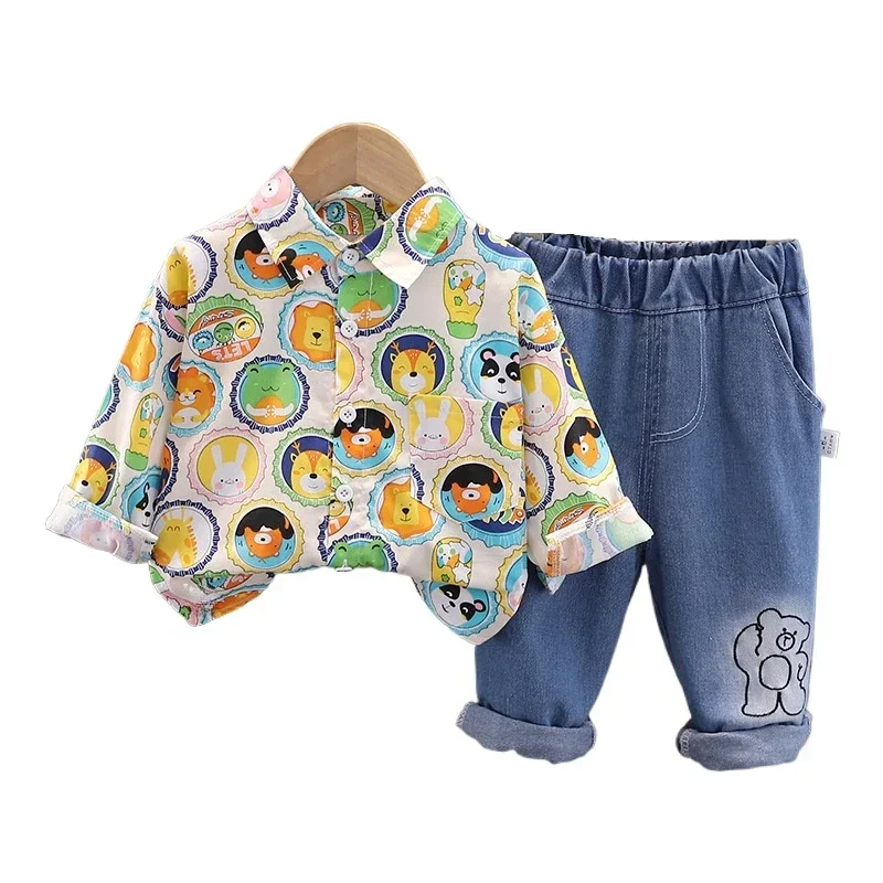Autumn Baby Boys Clothes Set Children Cartoon Long Sleeved Shirt Pants 2Pcs/Sets Kids Clothing Infant Costume Toddler Tracksuits
Autumn Baby Boys Clothes Set Children Cartoon Long Sleeved Shirt Pants 2Pcs/Sets Kids Clothing Infant Costume Toddler Tracksuits
