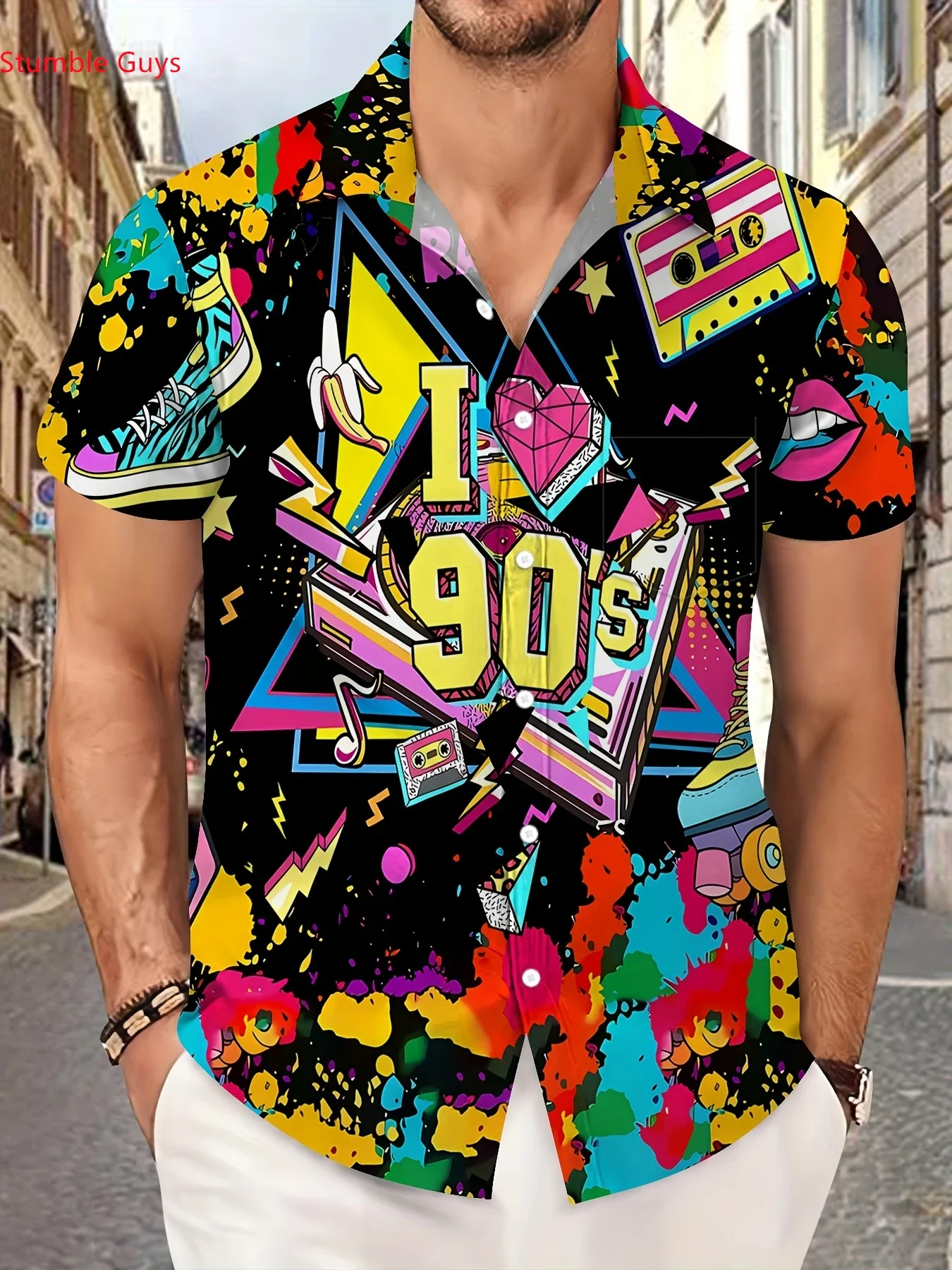 Men's Cool Beach Party Print Hawaiian Shirt Summer Man Short Sleeve Lightweight Breathable Fashion Casual Tops For Holiday Wear
Men's Cool Beach Party Print Hawaiian Shirt Summer Man Short Sleeve Lightweight Breathable Fashion Casual Tops For Holiday Wear