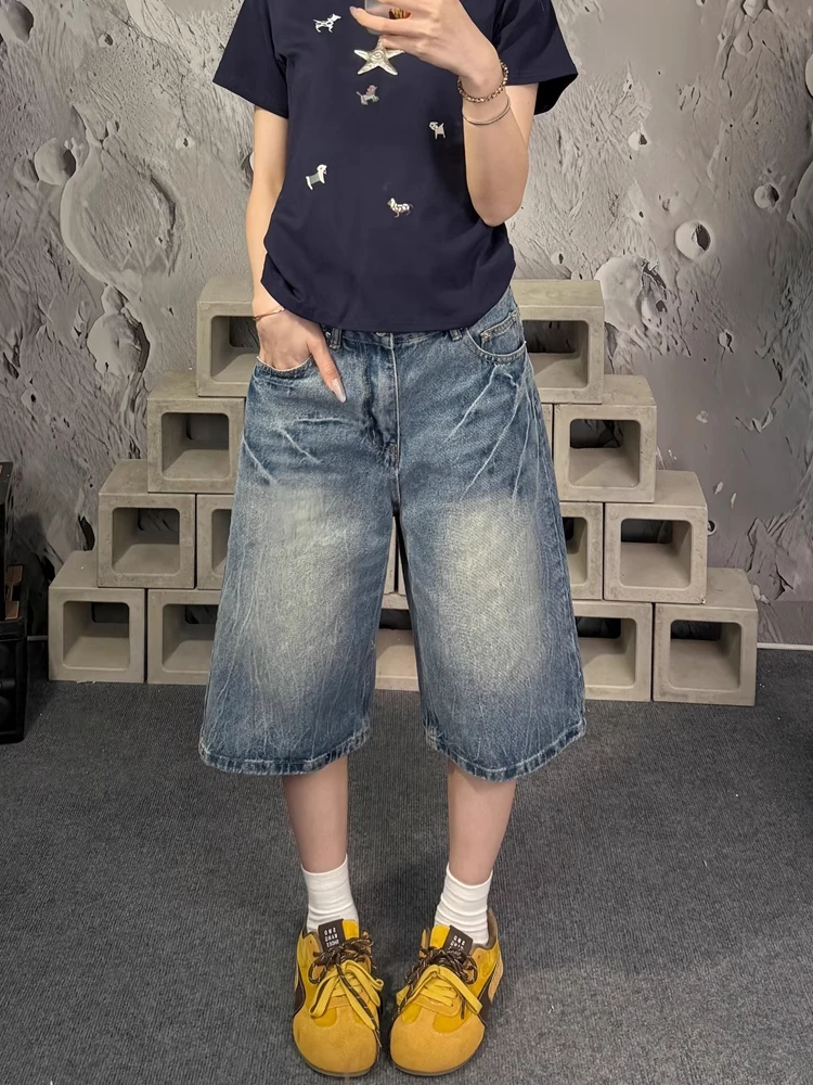 Широкие джинсы с высокой талией, женские летние новые свободные джинсы, пять дюймов, прямой крой, повседневные синие джинсы с завышенной талией
Широкие джинсы с высокой талией, женские летние новые свободные джинсы, пять дюймов, прямой крой, повседневные синие джинсы с завышенной талией