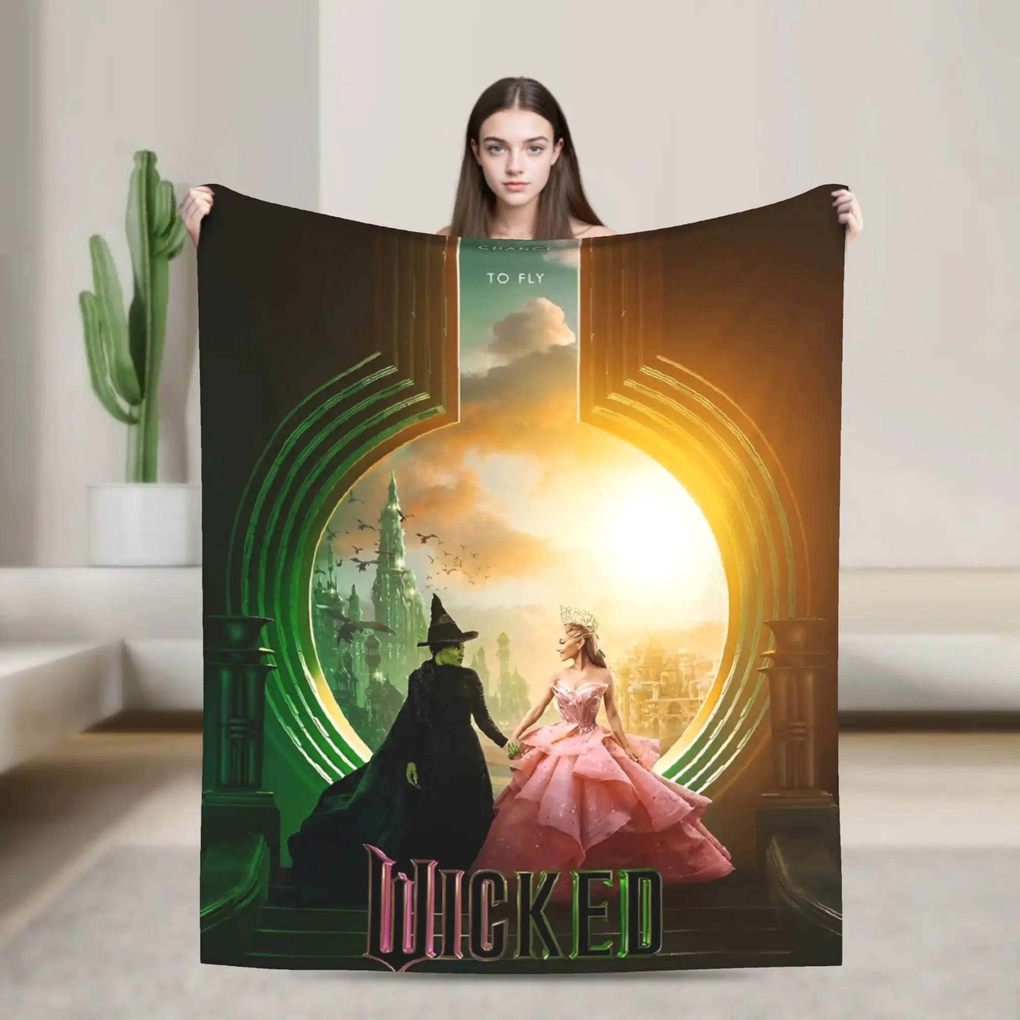 Wicked Elphaba & Glinda Tonal Blankets Quality Super Warm Throw Blanket Winter Camping Couch Chair Sofa Bed Fashion Bedspread
Wicked Elphaba & Glinda Tonal Blankets Quality Super Warm Throw Blanket Winter Camping Couch Chair Sofa Bed Fashion Bedspread