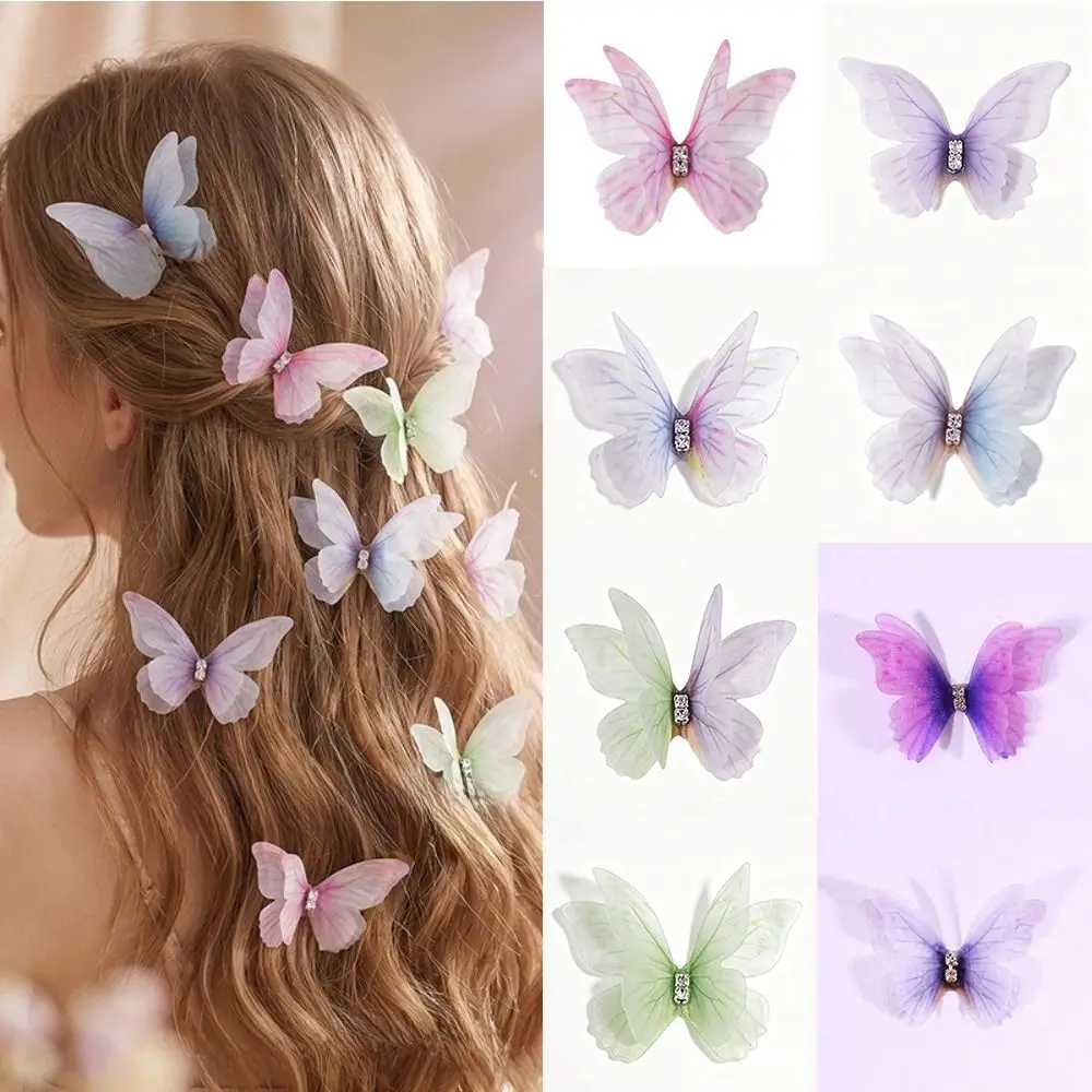 50Pcs 3D Organza Fabric Butterfly Appliques Colorful Translucent Chiffon Butterfly Embroidered Patches Double-layer
50Pcs 3D Organza Fabric Butterfly Appliques Colorful Translucent Chiffon Butterfly Embroidered Patches Double-layer
