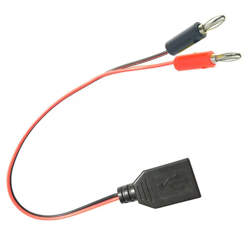 2PCS USB Male/Female to 4MM Banana Plug Test Lead A Female Charging Cable USB Socket to Banana Plug Connection Conductive Wire
2PCS USB Male/Female to 4MM Banana Plug Test Lead A Female Charging Cable USB Socket to Banana Plug Connection Conductive Wire