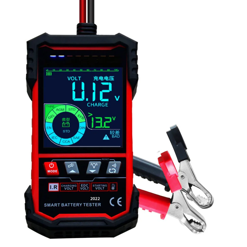 Automotive battery tester 12V 24V digital display 32 inch for fast detection of battery starting performance and capacity
Automotive battery tester 12V 24V digital display 32 inch for fast detection of battery starting performance and capacity