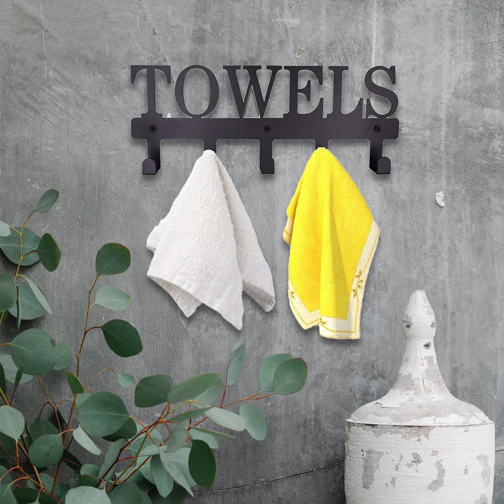 1 set 1 Set Creative Towel Hook Durable Iron Wall-Mounted Bathroom Storage Decorative Hanger For Home Kitchen Bedroom Use
1 set 1 Set Creative Towel Hook Durable Iron Wall-Mounted Bathroom Storage Decorative Hanger For Home Kitchen Bedroom Use