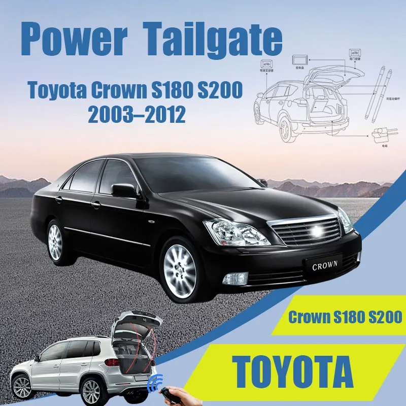 Для Toyota Crown S180 S200 2003-2012 гг. Автомобильная электрическая задняя дверь, модифицированная автоматическая интеллектуальная дверь багажника с электроприводом, автоматическая подъемная дверь
Для Toyota Crown S180 S200 2003-2012 гг. Автомобильная электрическая задняя дверь, модифицированная автоматическая интеллектуальная дверь багажника с электроприводом, автоматическая подъемная дверь