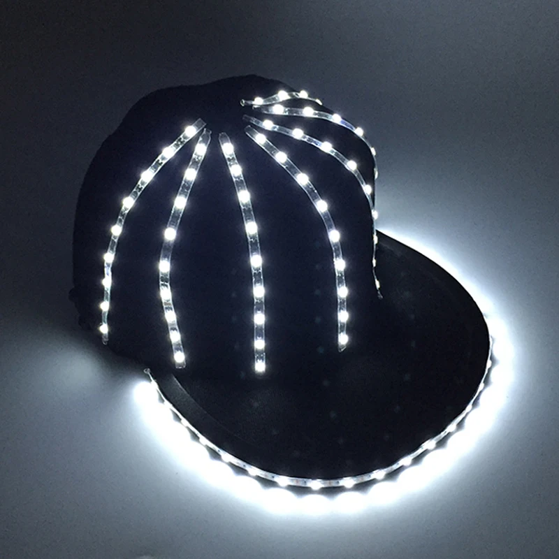 Unisex Fashion Rock Cap LED Hat Adjustable Baseball Cap Snapback for Street Hip-hop Man Woman DJ Dance NightClub Bar Party Props
Unisex Fashion Rock Cap LED Hat Adjustable Baseball Cap Snapback for Street Hip-hop Man Woman DJ Dance NightClub Bar Party Props