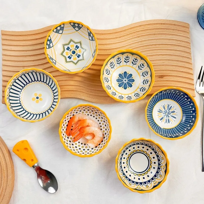 Bohemian Bowl Sauce Ball Seasoning Plate Set - 6 Pieces 170ML Plate/Paper/Sauce Ball
Bohemian Bowl Sauce Ball Seasoning Plate Set - 6 Pieces 170ML Plate/Paper/Sauce Ball