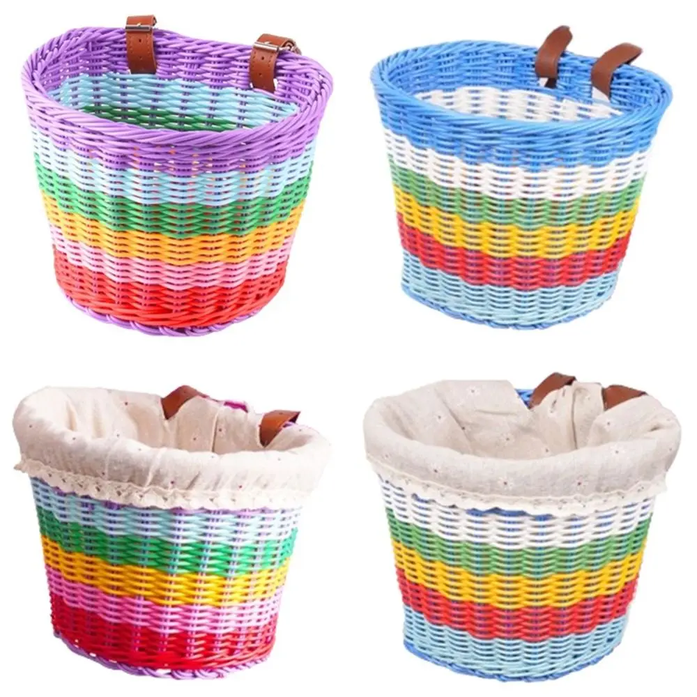 Colorful Rattan Bicycle Basket Removable Waterproof Tiny Tricycle Baskets Durable Handwoven Bike Woven Baskets Outdoor
Colorful Rattan Bicycle Basket Removable Waterproof Tiny Tricycle Baskets Durable Handwoven Bike Woven Baskets Outdoor