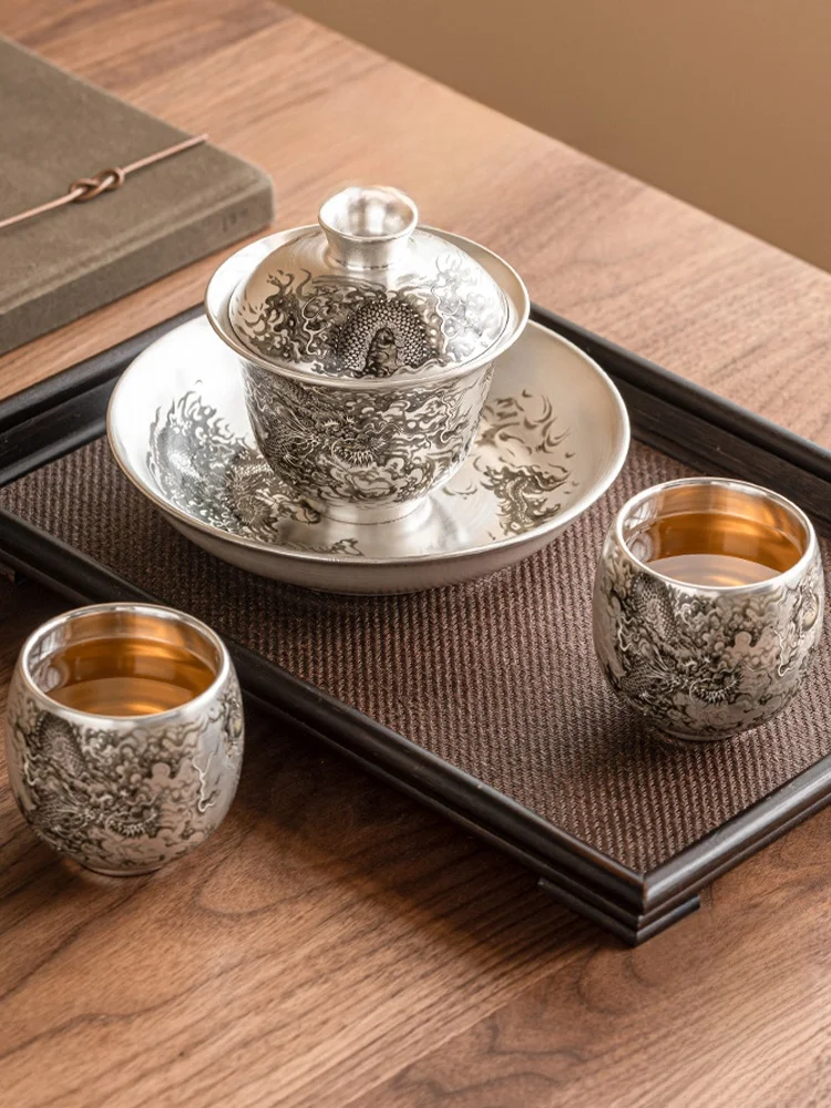 Pure Silver Porcelain Body Gongfu Tea Set Owner Cup Blind Date Drinking Cup Modern Simple Sle No Brand Registered Trademark
Pure Silver Porcelain Body Gongfu Tea Set Owner Cup Blind Date Drinking Cup Modern Simple Sle No Brand Registered Trademark
