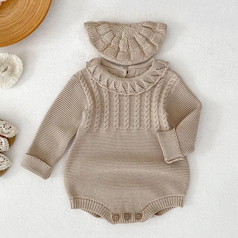2025 New Autumn 0-24M Children Knitted Clothes Toddler Baby Girl Knitted Romper Long Sleeved Solid Color Infant Baby Jumpsuit
2025 New Autumn 0-24M Children Knitted Clothes Toddler Baby Girl Knitted Romper Long Sleeved Solid Color Infant Baby Jumpsuit